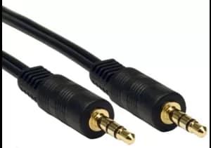 3.5mm (M) Stereo Plug to 3.5mm (M) Stereo Plug 1m Black OEM Cable