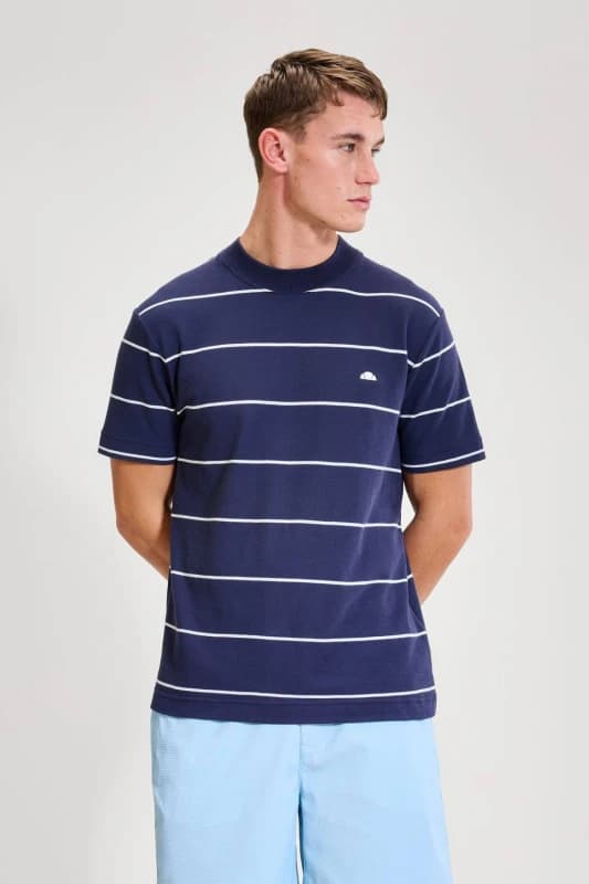 Ellesse Mens Verri Tee in Navy Size: Large Navy Male L