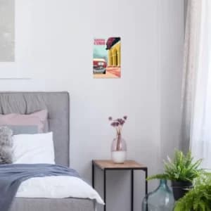 Cuba Multicolor Decorative Metal Wall Accessory