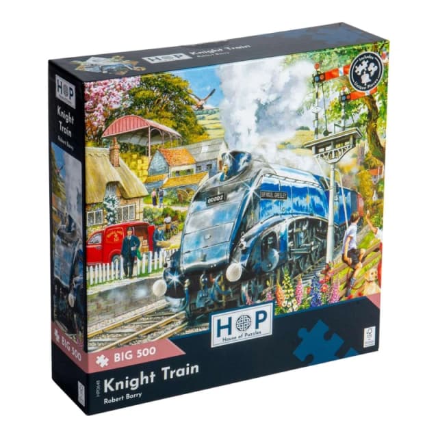 The House Of Puzzles Knight Train, BIG 500 Piece Jigsaw Puzzle Multi unisex