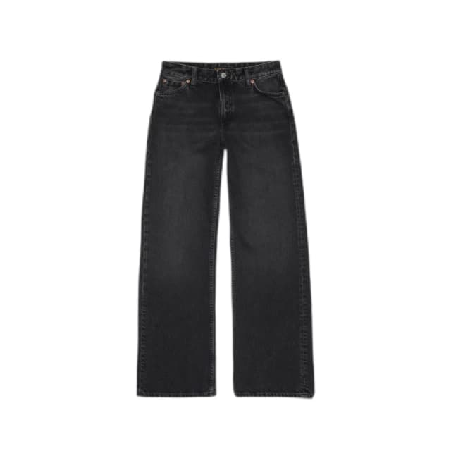 Nudie Jeans Loose Womens Jeans Nudie Jeans Wide Heidi Slow Black Noir Female 28x30