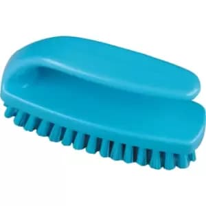 102MM Prof' Med' Poly' Nail Brush Grippy - Blue