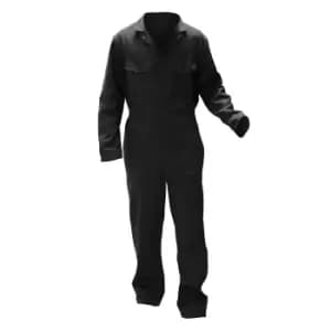 Warrior Mens Stud Front Coverall (3XL/L) (Black)
