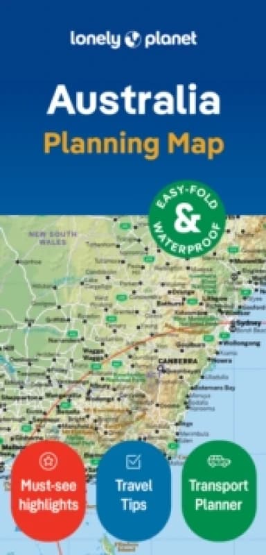 Lonely Planet Australia Planning Map Sheet map, folded