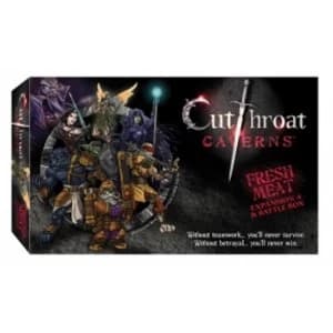 Cutthroat Caverns Fresh Meat Card Game Expansion