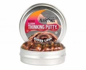 Crazy Aarons Thinking Putty Illusion Super Lava Mini Tin