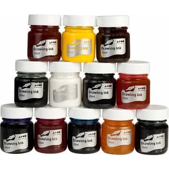 Brian Clegg - AK16 Drawing Inks Assortment Set of 12