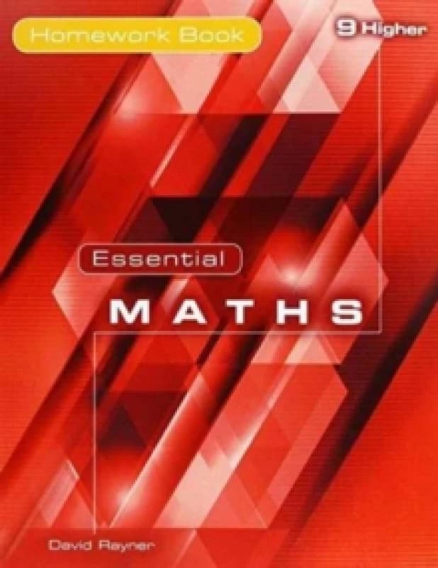 Essential Maths 9 Higher Homework Book Paperback / softback