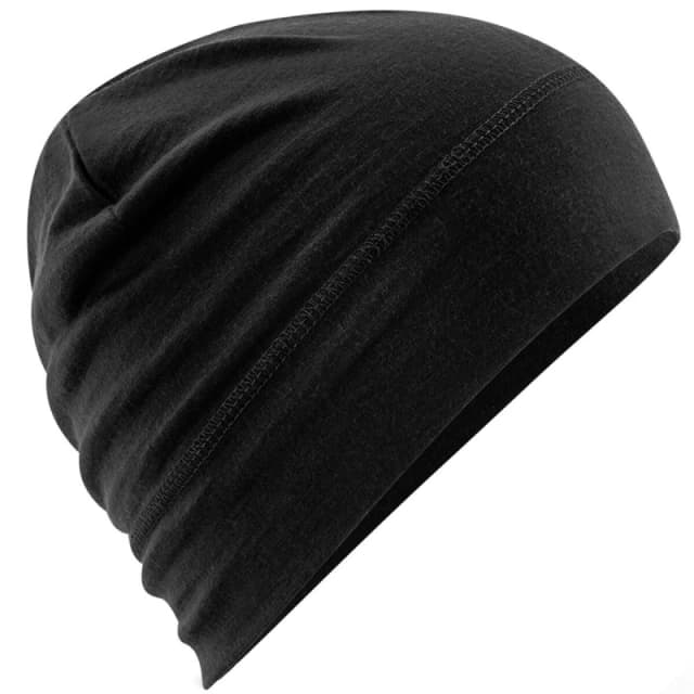 Beechfield Beechfield Men Merino Wool Beanie in Black One Size Male 5063107006189