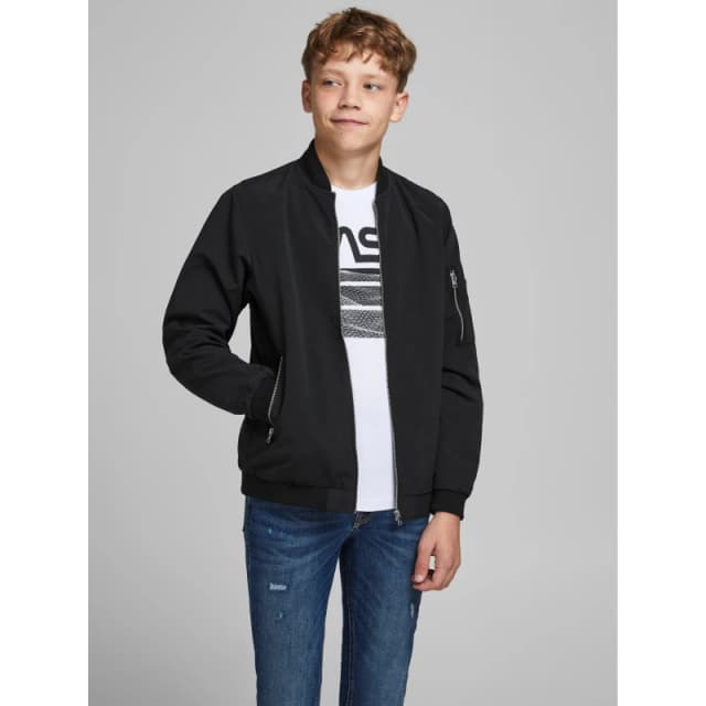 Jack and Jones Rush Bomber Juniors - Black 14 Years