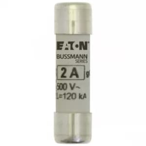 Bussmann C10G2 2A GG 500Vac 10x38mm Cylindrical Fuse