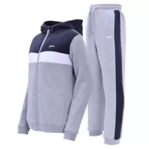 Slazenger Fleece Full Zip Track Suit Junior Boys - Blue