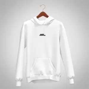 No Fear No Graphic Hoodie Mens - White