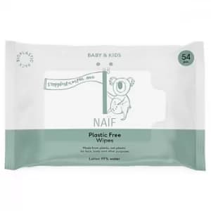 Naf Plastic Free Wipes (x54)