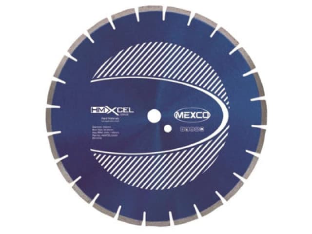 Mexco Hmxcel35020 Xcel Grade Hard Materials Diamond Blade 350 X 20mm Mexhmxl350