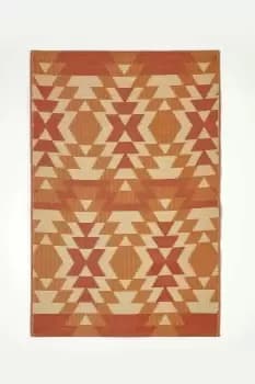 Anya Aztec Orange Outdoor Rug