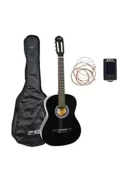 3Rd Avenue 3/4 Size Classical Guitar Pack - Black