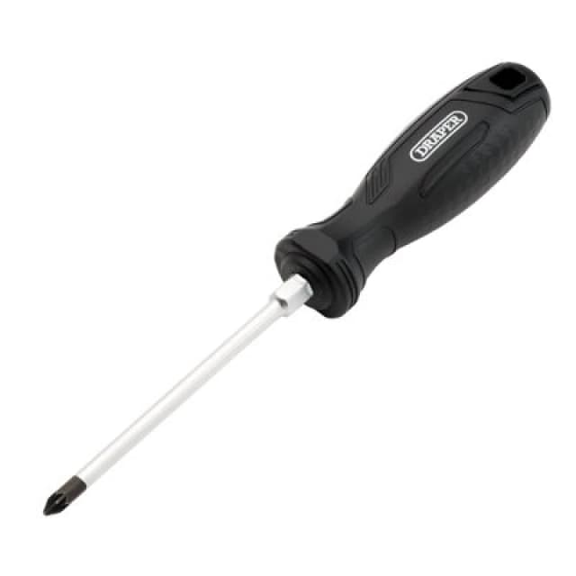 Draper 13514 Pozi Hard Grip Screwdriver, PZ1 x 100mm - 13514 13514