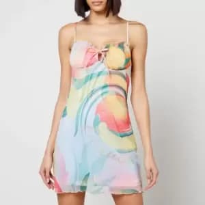 Fiorucci Fruity Balconette Mesh Mini Dress - L