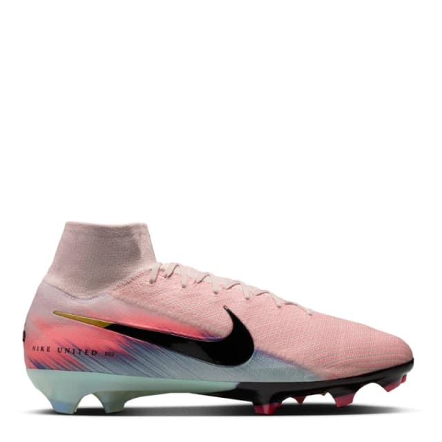 Nike Mercurial Superfly 10 Elite Adults Firm Ground Football Boots Pink/Blue male 8 (42.5)