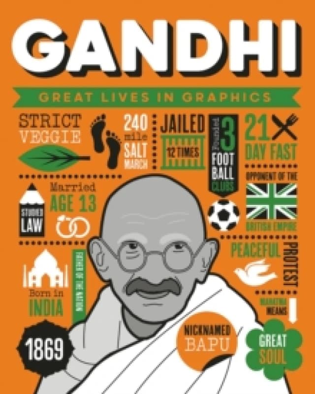 Great Lives in Graphics: Gandhi Hardback
