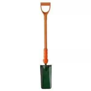 Bulldog Insulated Cable Layer Square Trenching Shovel Orange