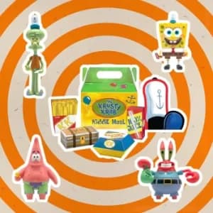 Super7 SpongeBob SquarePants ReAction Action Figure 4-Pack