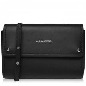 Karl Lagerfeld Ikon Chain Pochette - A999 Black