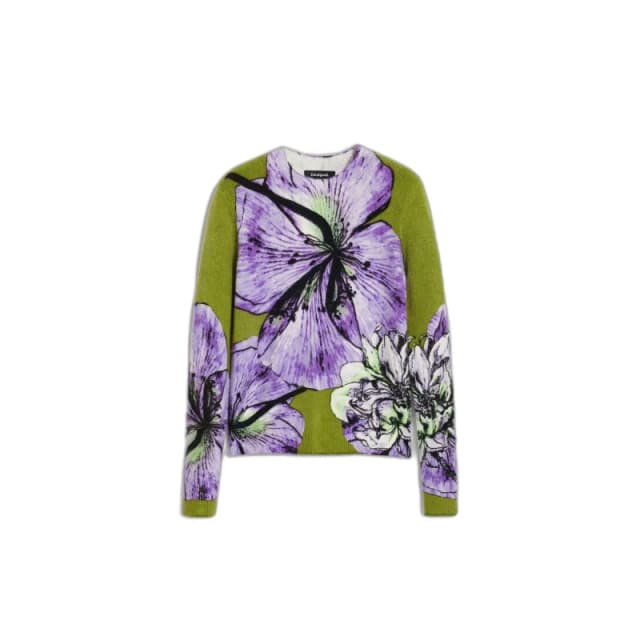 Desigual Woman sweater Desigual Orquidea Lacroix Violet Female M