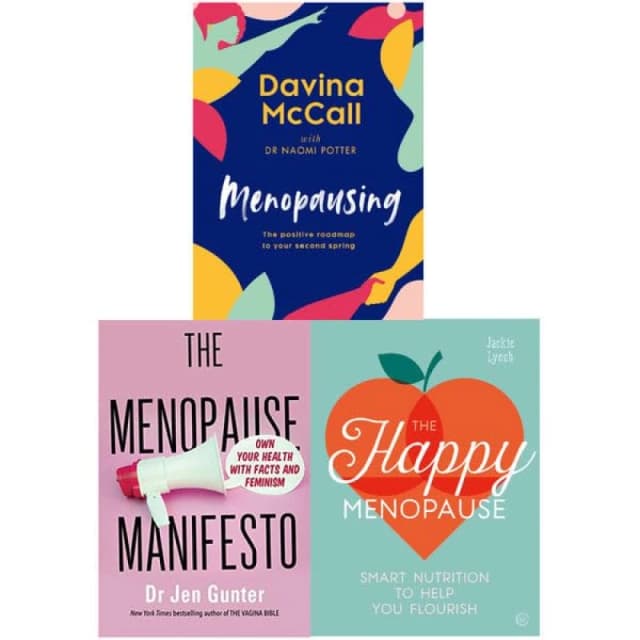 Menopause 3 Books Collection Set - Non Fiction - Hardback Dr. Naomi Potter Davina McCall & Jennifer Gunter & Jackie Lynch Books