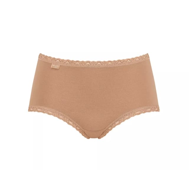 Sloggi Pack of 3 24/7 Cotton Lace Midi Knickers Blush Women 12;14;16;18;20;22;24