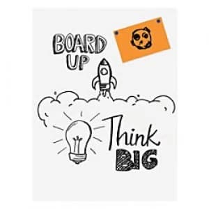 Legamaster Wall Mountable Magnetic Whiteboard Lacquered Steel Board-Up 100 x 75 cm