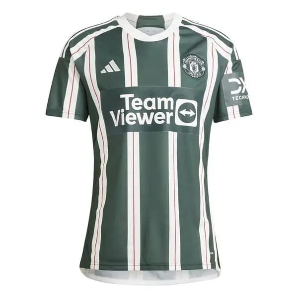 adidas Manchester United Away Shirt 2023 2024 Adults - Green L