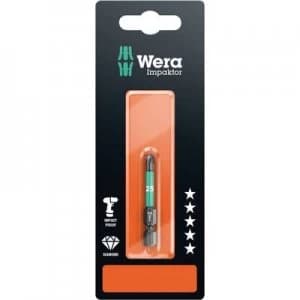 Wera 867/4 IMP DC SB SiS Torx bit T 25 Tool steel alloyed, DLC coated F 6.3