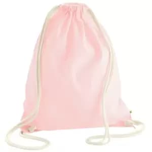 Westford Mill Earthware Organic Gymsac (13 Litres) (One Size) (Pastel Pink)