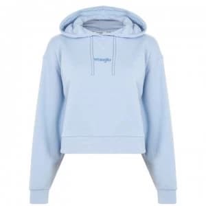 Wrangler Cropped OTH Hoodie - Cashmere Blue