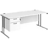 Dams International Desk MC18P2SWH 1,800 x 800 x 725 mm
