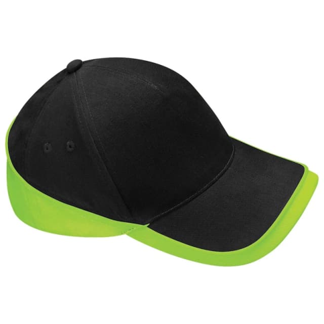 Beechfield Beechfield Men Teamwear Competition Cap Baseball Headwear in Black One Size Male 5055747772890