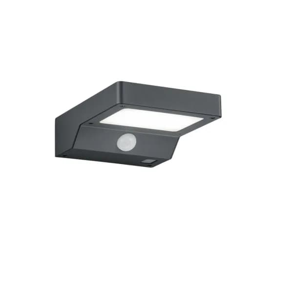 Fomosa Modern Outdoor Down Wall Lamp Anthracite 3000K IP44 with PIR