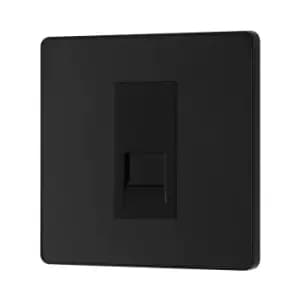 BG Evolve Matt Black Single Master Telephone Socket - PCDMBBTM1B