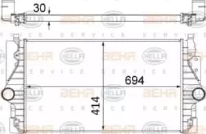Air Conditioning Heat Exchanger 8ML376756-141 by BEHR