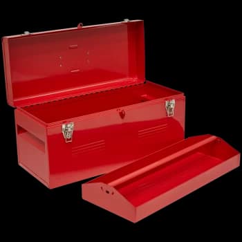 Sealey Heavy Duty Metal Tool Box and Tote Tray 510mm