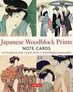 japanese woodblock prints 16 note cards 16 different blank cards with 17 p