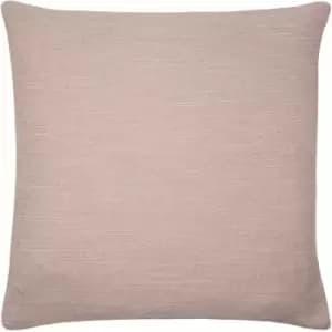 Evans Lichfield Dalton Slub Textured Cushion Cover, Powder, 43 x 43 Cm