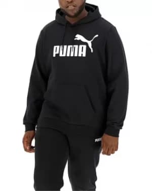 Puma Black Essential O/H Logo Hoodie