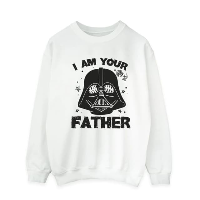 Star Wars Star Wars Men I Am Your Father Sweatshirt in White Size: Small White S Male 5063376554657