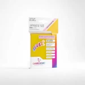 Gamegenic Prime Japanese Sized Sleeves Yellow - 60 Sleeves