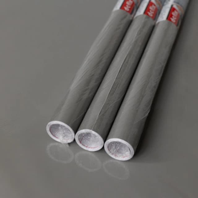 D-C-Fix Plain Glossy Grey Self Adhesive Vinyl Wrap Film For Kitchen Doors And Furniture 2M(L) 67.5Cm(W) Pack Of 3 Rolls