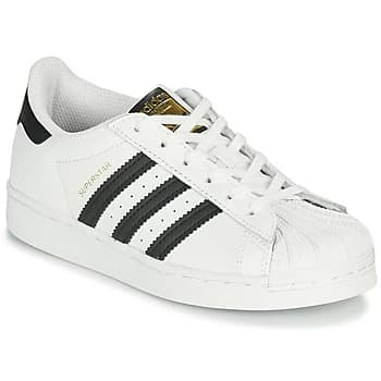 adidas SUPERSTAR C boys's Childrens Shoes Trainers in White,Kid 1