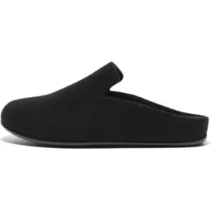 Fitflop Chrissie II Haus Felt Slippers Female All Black UK Size 6